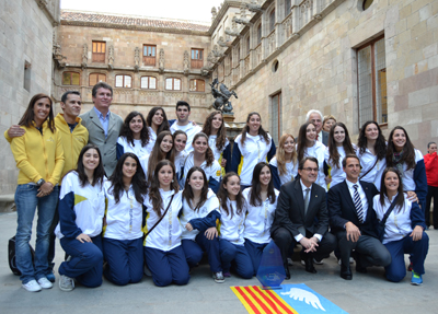 EL CPA OLOT REBUT AL PALAU DE LA GENERALITAT